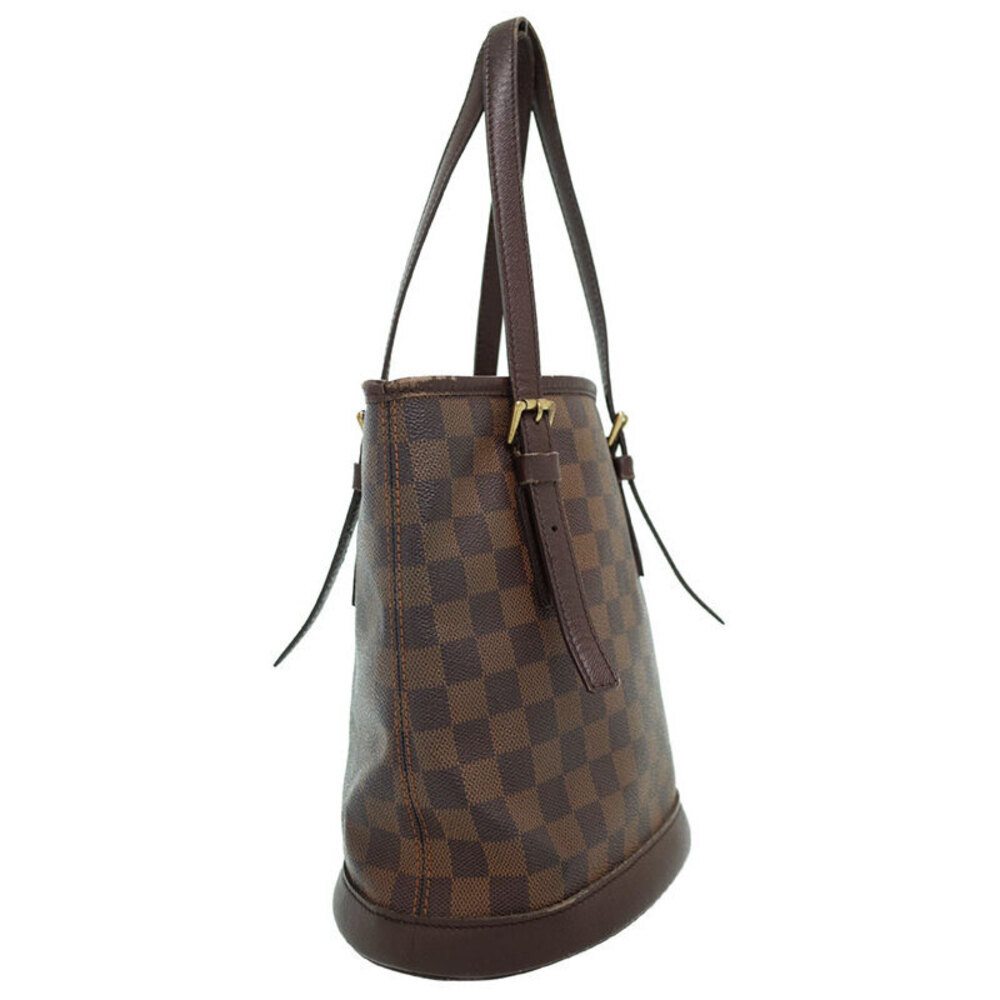 Louis Vuitton Marais Brown Damier Ebene Bucket Bag